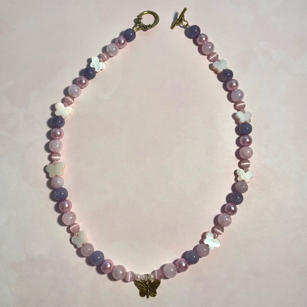 Girly Butterfly Necklace